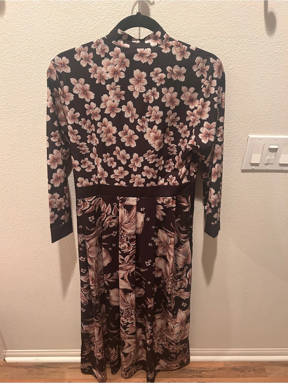 Dalia Macphee Floral Tie-Neck Maxi Dress - Picture 2 of 5